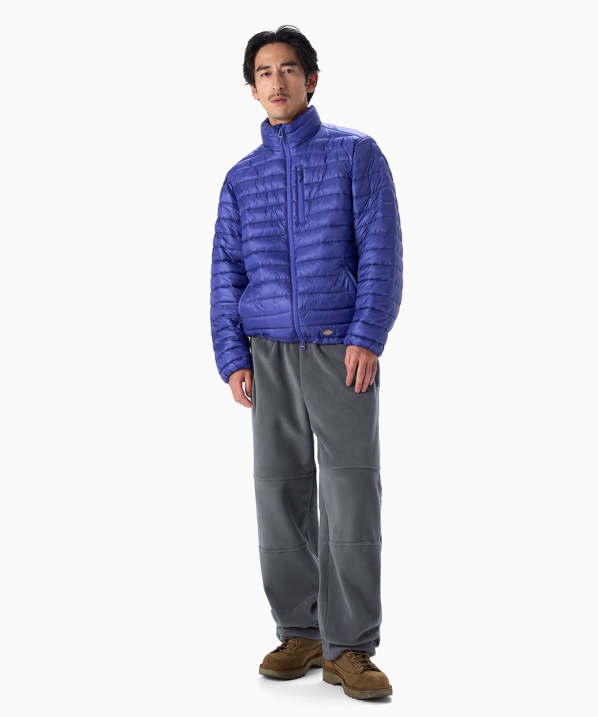 디키즈(DICKIES) 폴라텍 플리스 더블니 팬츠 Grey