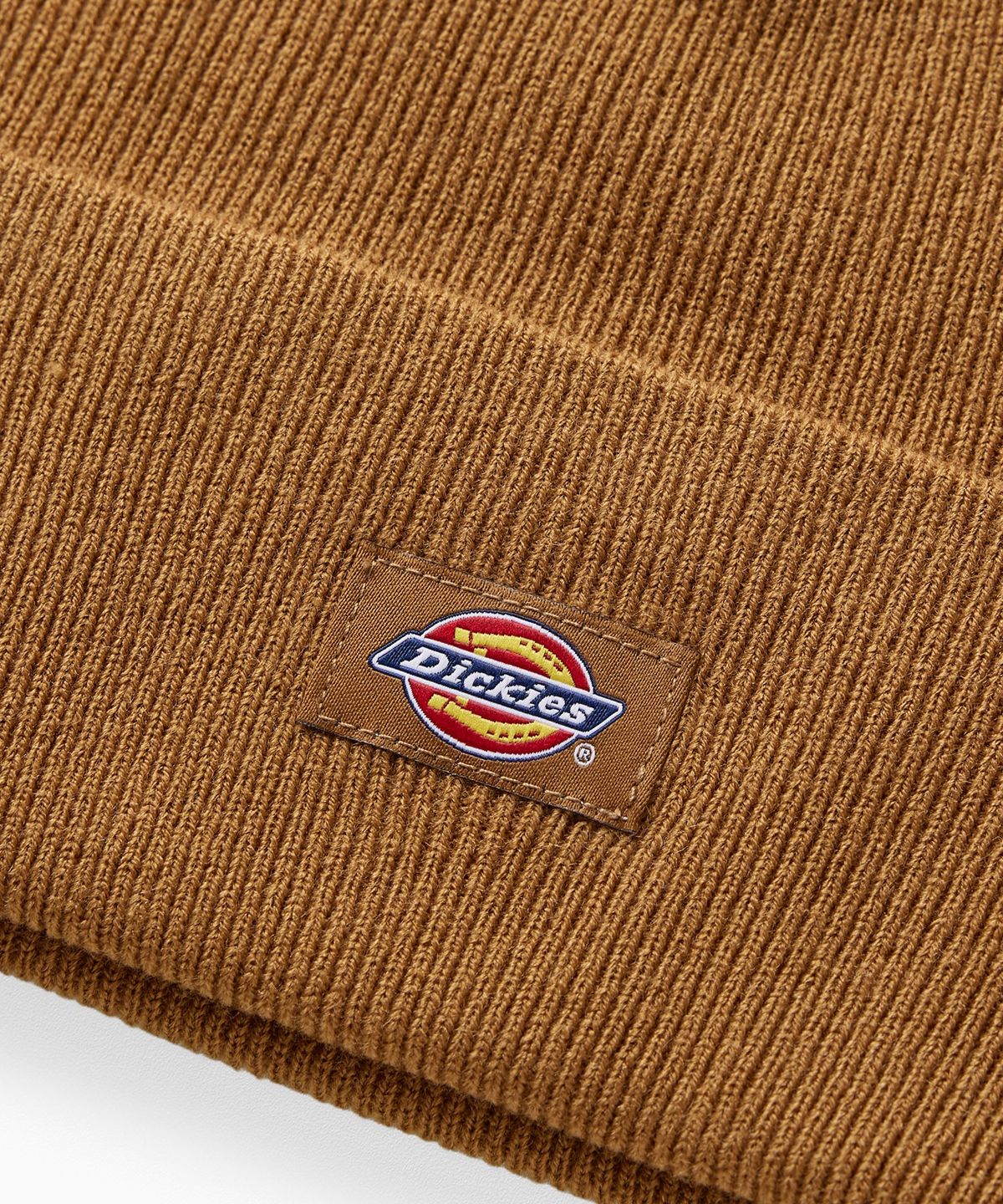디키즈(DICKIES) 베이직 로고 비니 Camel