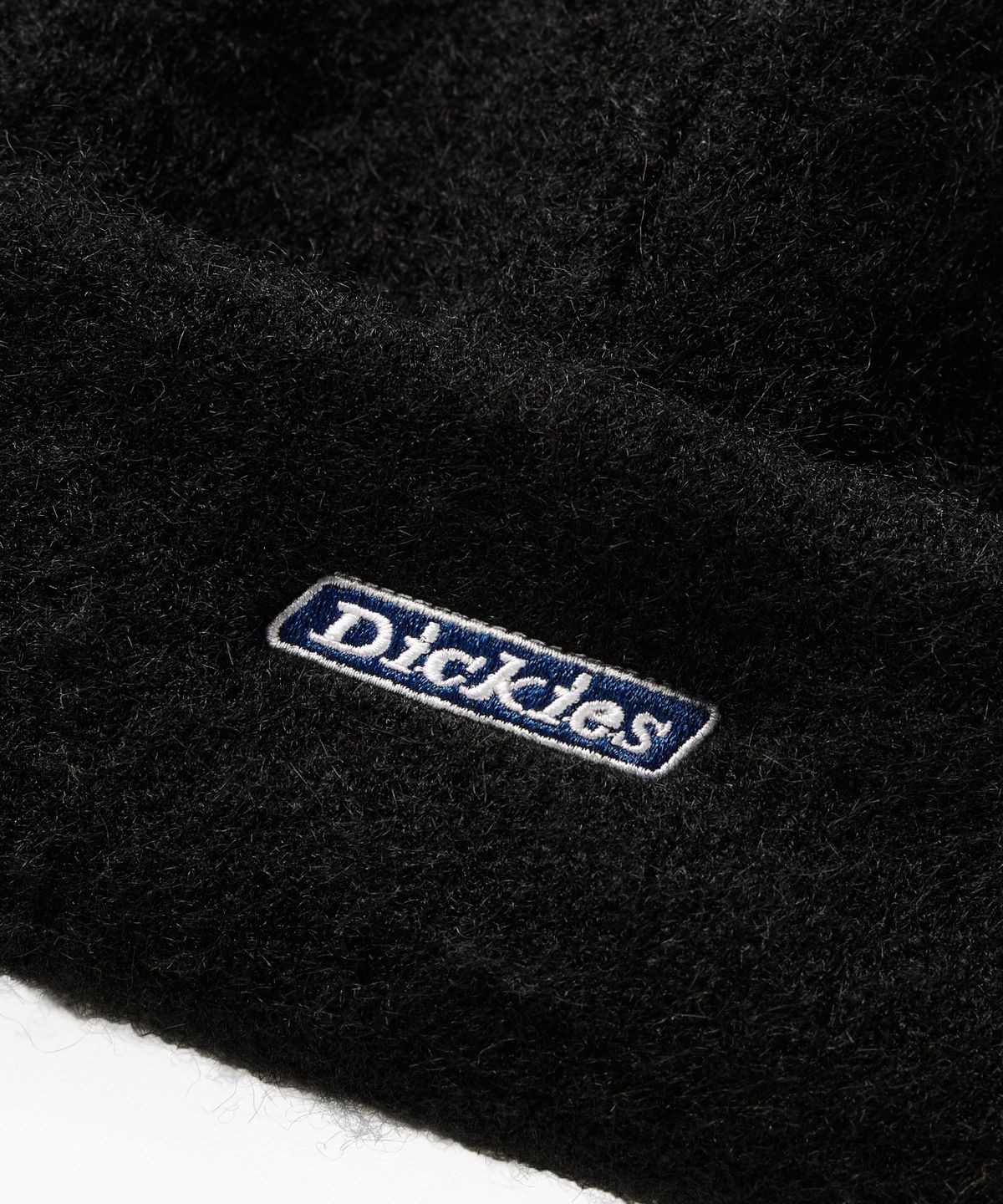 디키즈(DICKIES) 헤어리 배너 로고 비니 Black