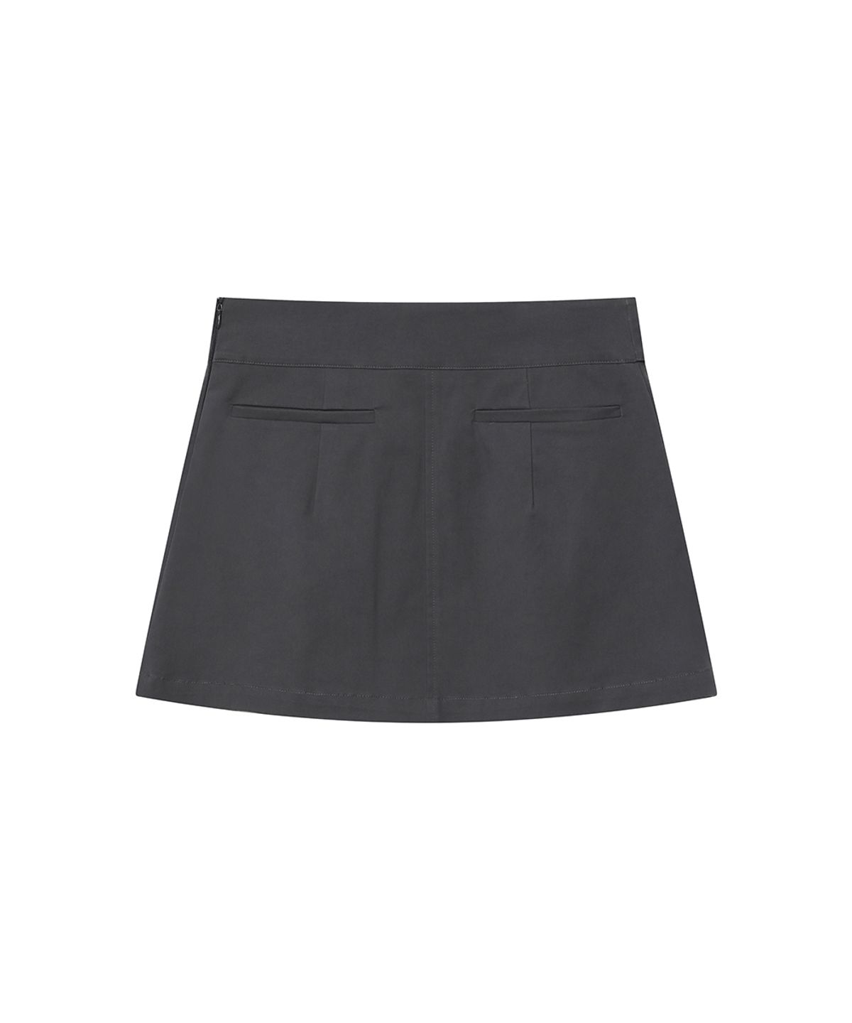 미세키서울(MISEKI SEOUL) [레이 PICK] Hidden layered pleats mini skirt CHARCOAL