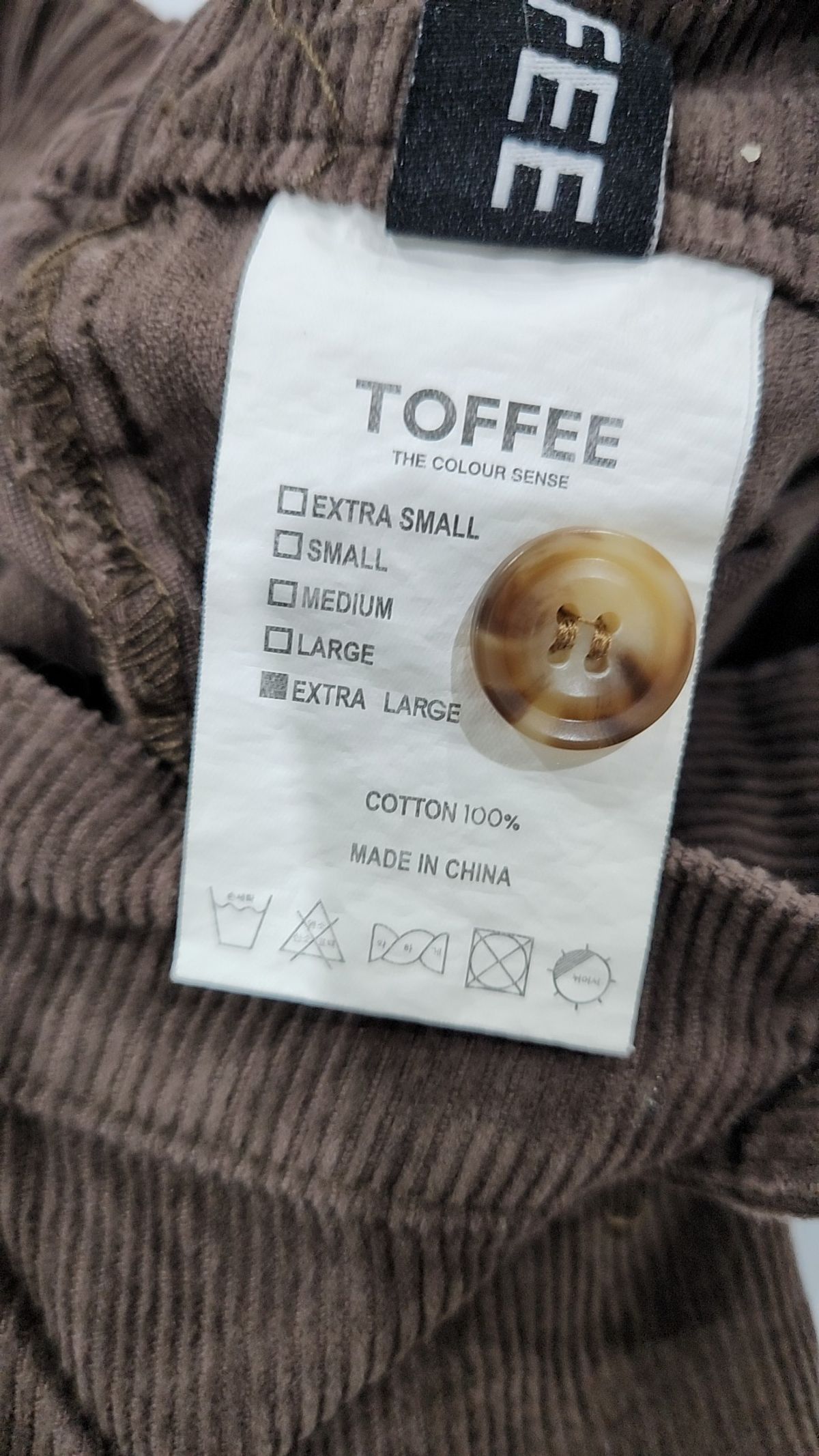 토피(TOFFEE) 코튼 팬츠 XL