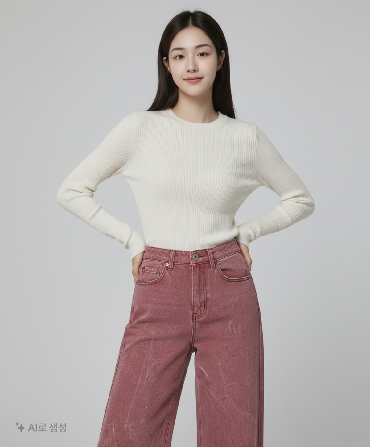 하케(Hake) 청/데님 팬츠 F