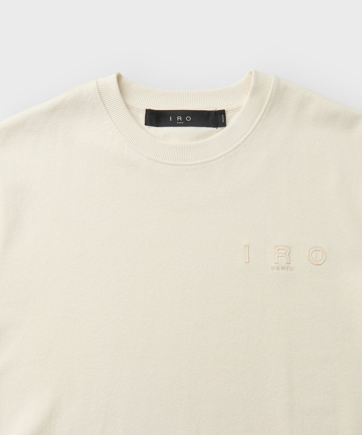 이로(IRO) Rivage 테리 로고 긴팔 티셔츠 IQTAA26702IVX
