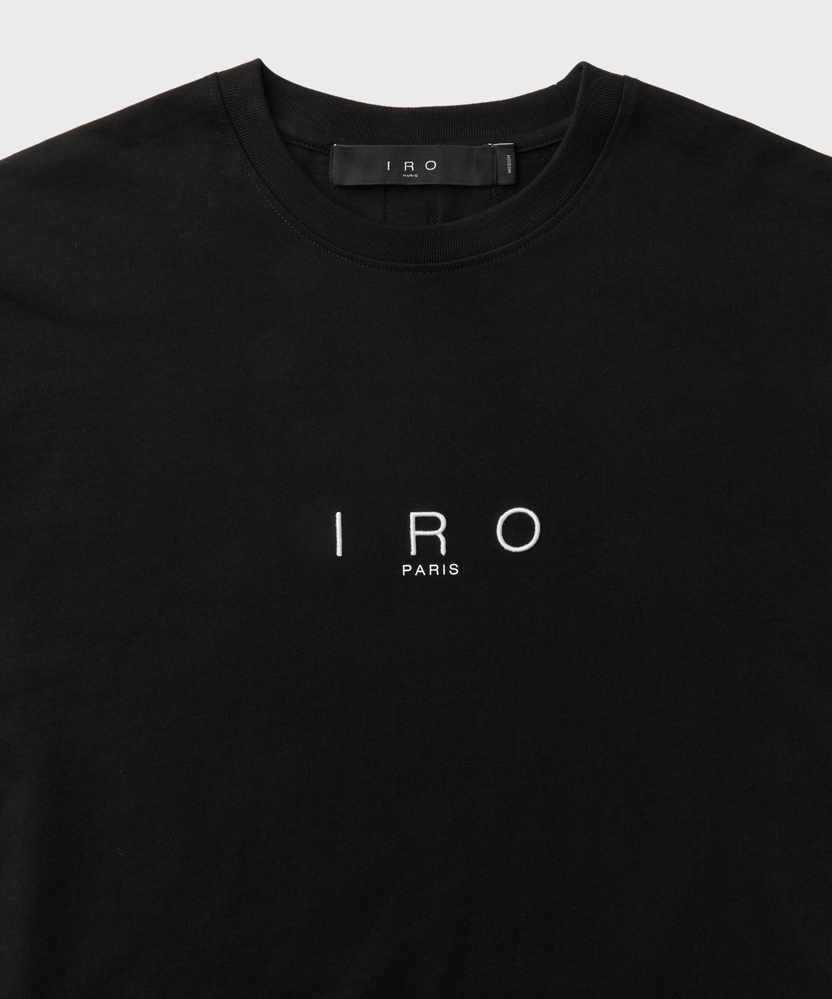 이로(IRO) Jaspe 로고자수 긴팔 티셔츠 IQTAA26701BKX