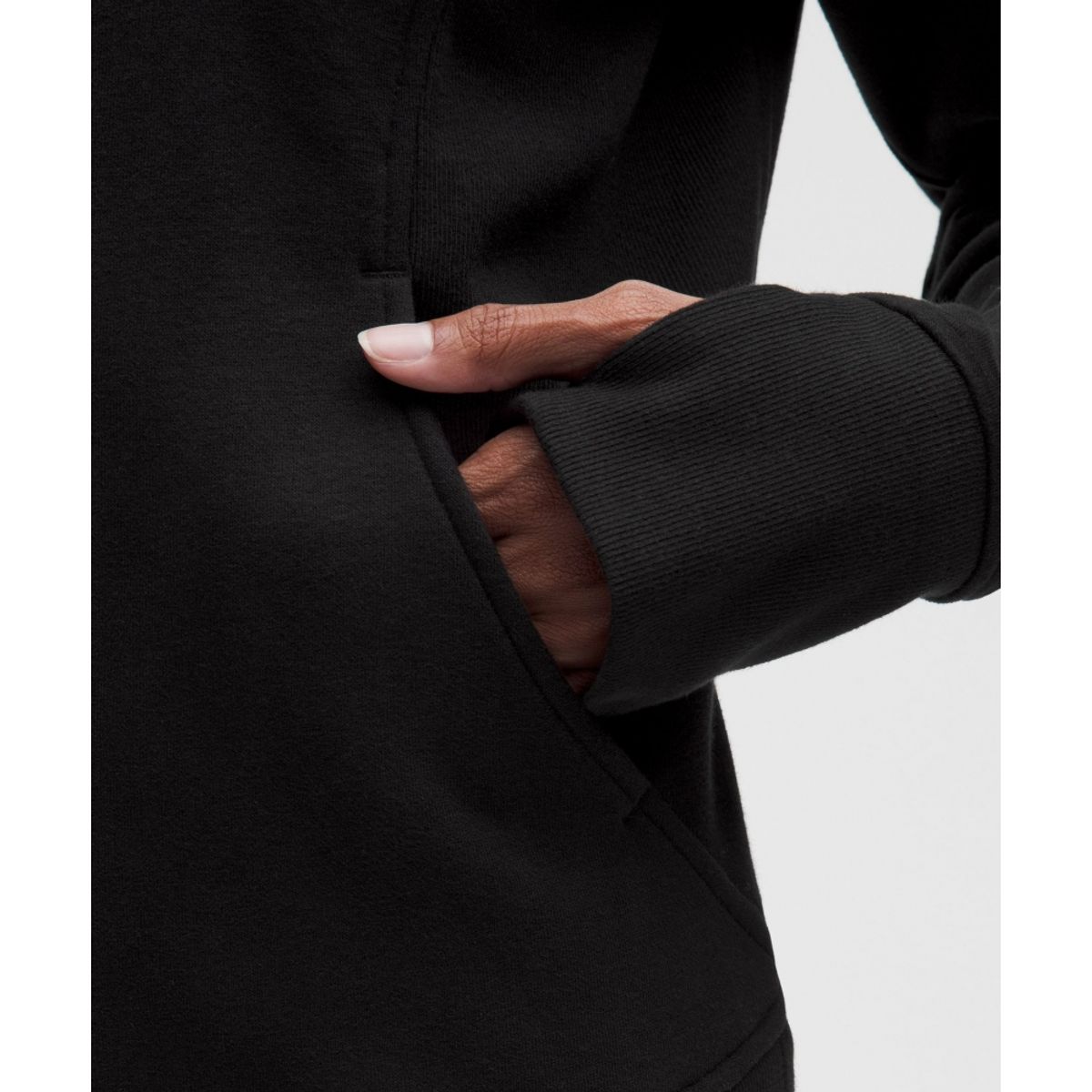 룰루레몬(LULULEMON) 스쿠바 에볼브 클래식 풀집 후디  BLK