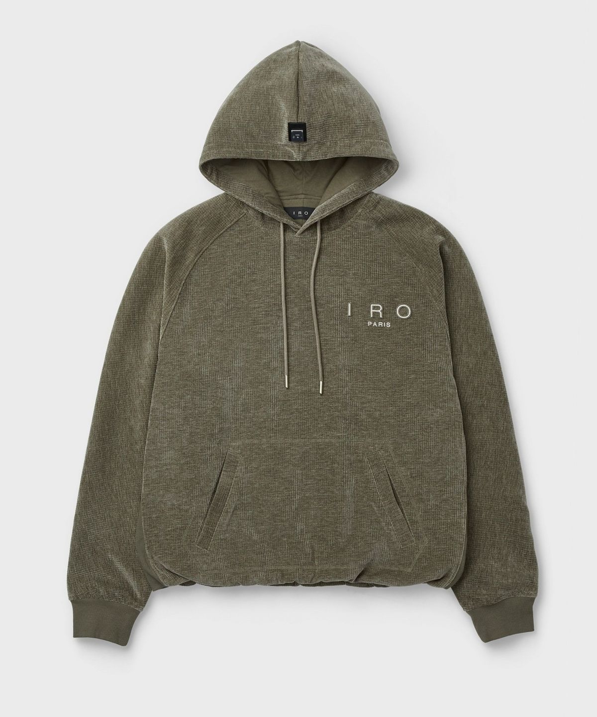 이로(IRO) Capuche 벨루어 후드 티셔츠 IQTSA26785BEX