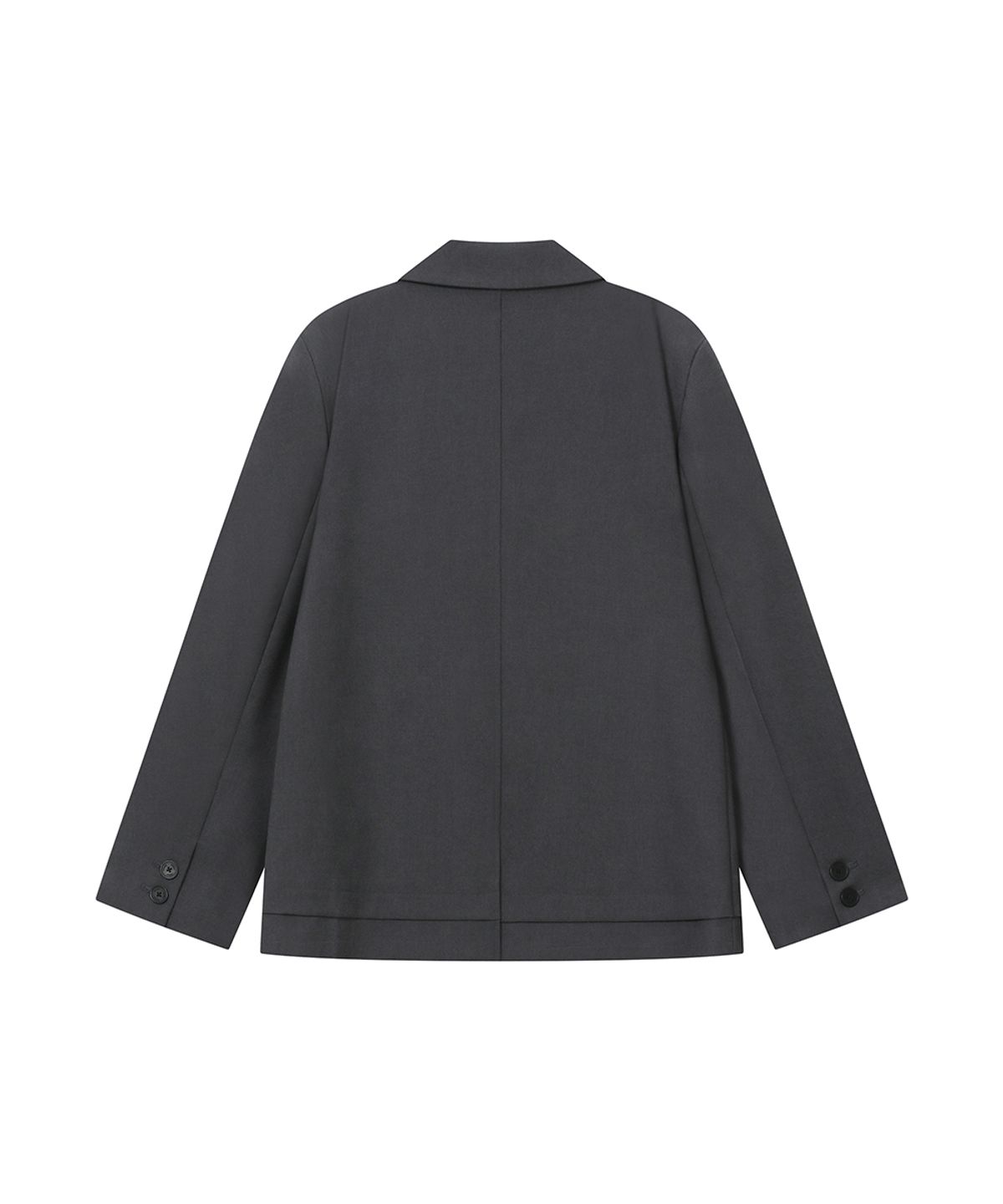 미세키서울(MISEKI SEOUL) Layered placket blazer CHARCOAL