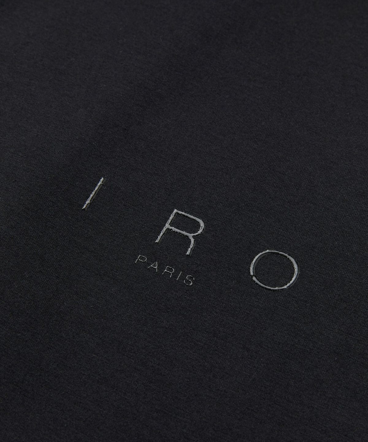 이로(IRO) Voile 쿠션지 후드 집업 티셔츠 IQTSA26921BKX