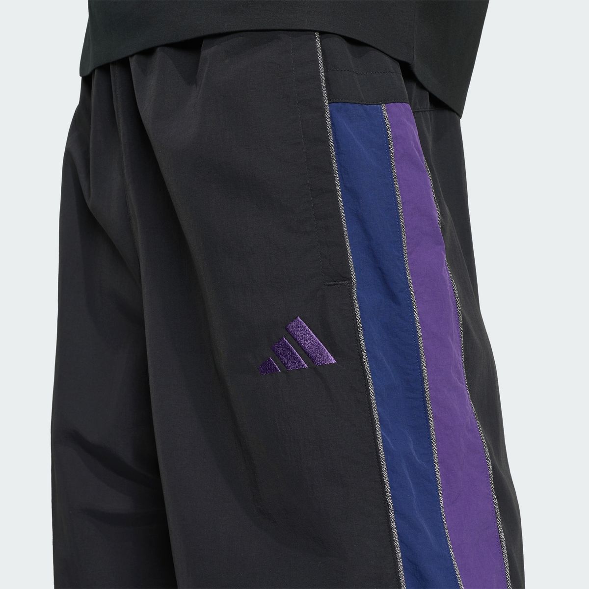 아디다스(ADIDAS) 브랜드 러브 루즈 핏 매시 라인드 우븐 풀 렝스 오픈 헴 팬츠 KV8360