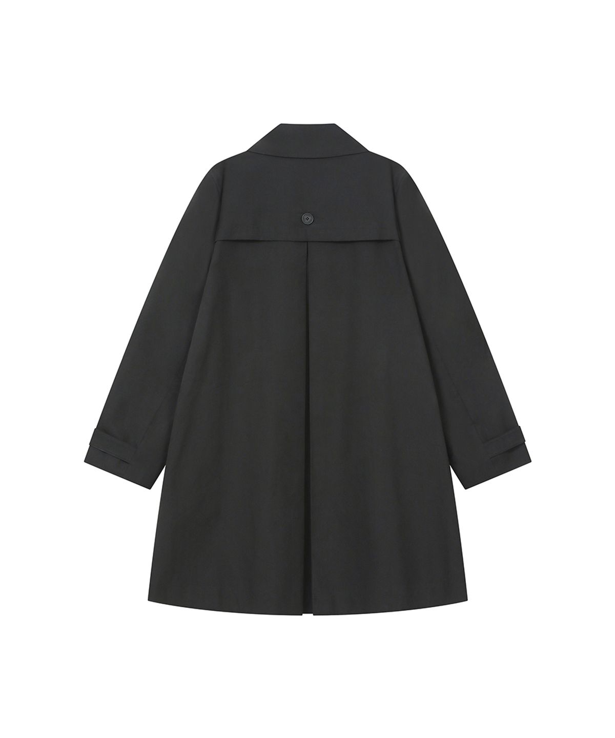 미세키서울(MISEKI SEOUL) Double button pleats trench coat BLACK
