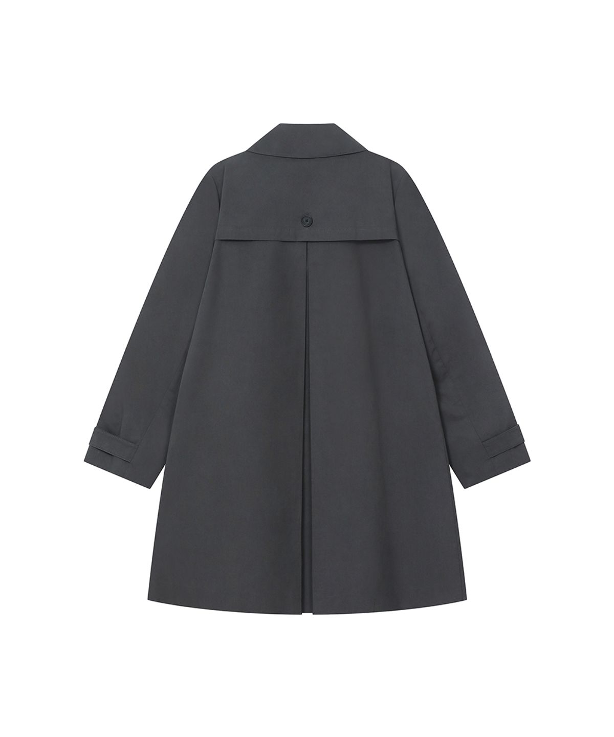 미세키서울(MISEKI SEOUL) Double button pleats trench coat CHARCOAL
