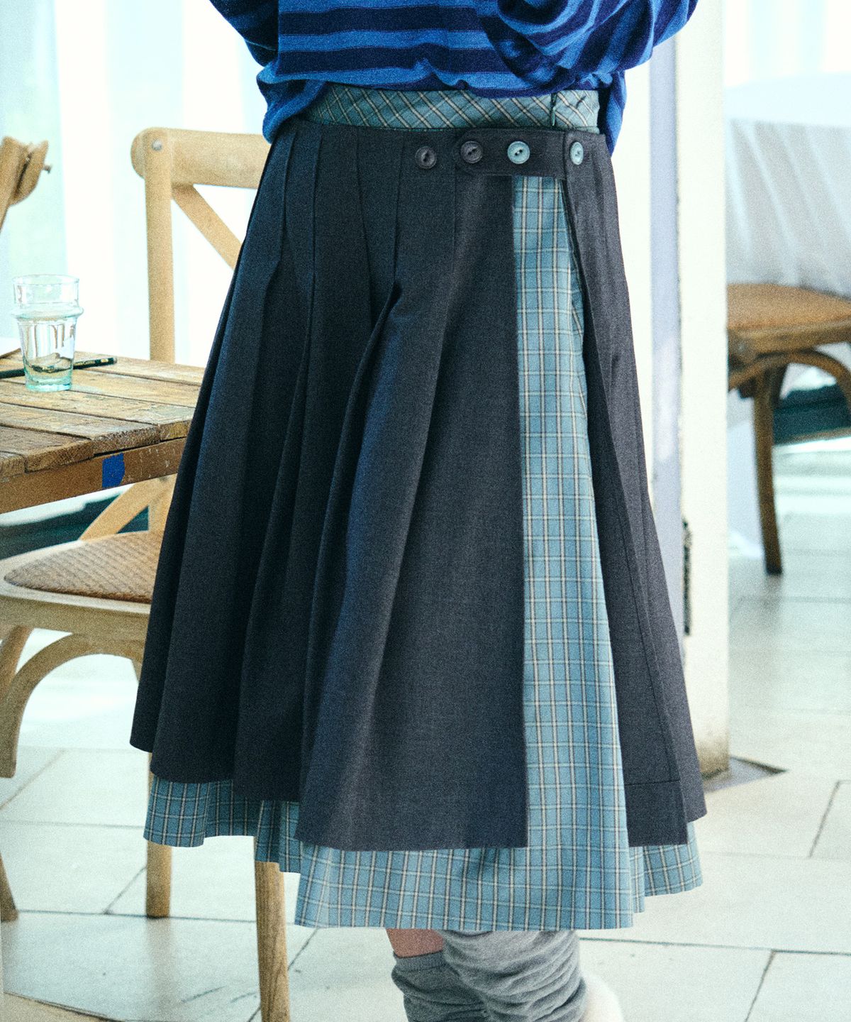 락피쉬웨더웨어(ROCKFISH WEATHERWEAR) LAYERED SKIRT - 2 colors