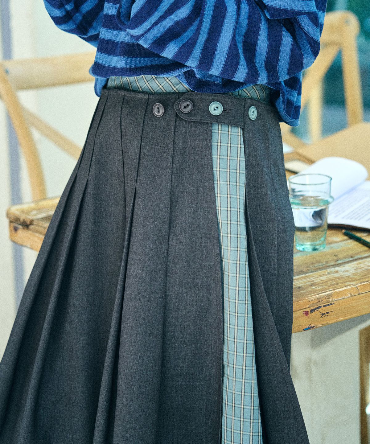 락피쉬웨더웨어(ROCKFISH WEATHERWEAR) LAYERED SKIRT - 2 colors