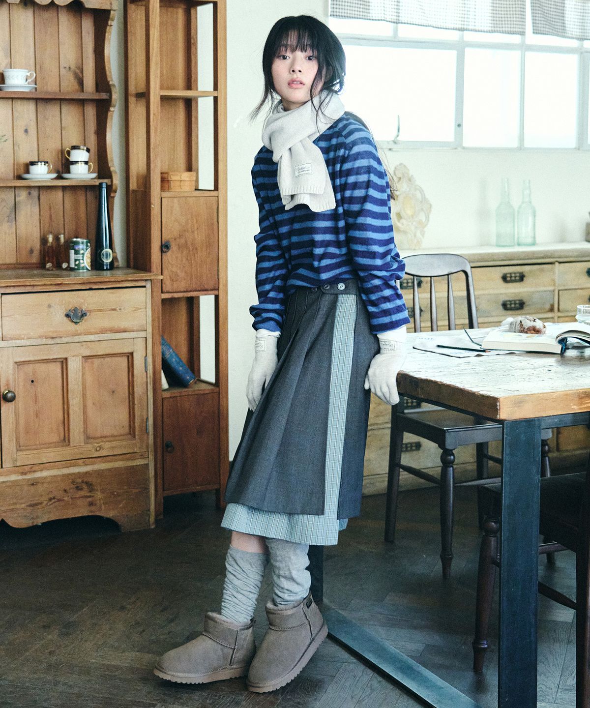 락피쉬웨더웨어(ROCKFISH WEATHERWEAR) LAYERED SKIRT - 2 colors