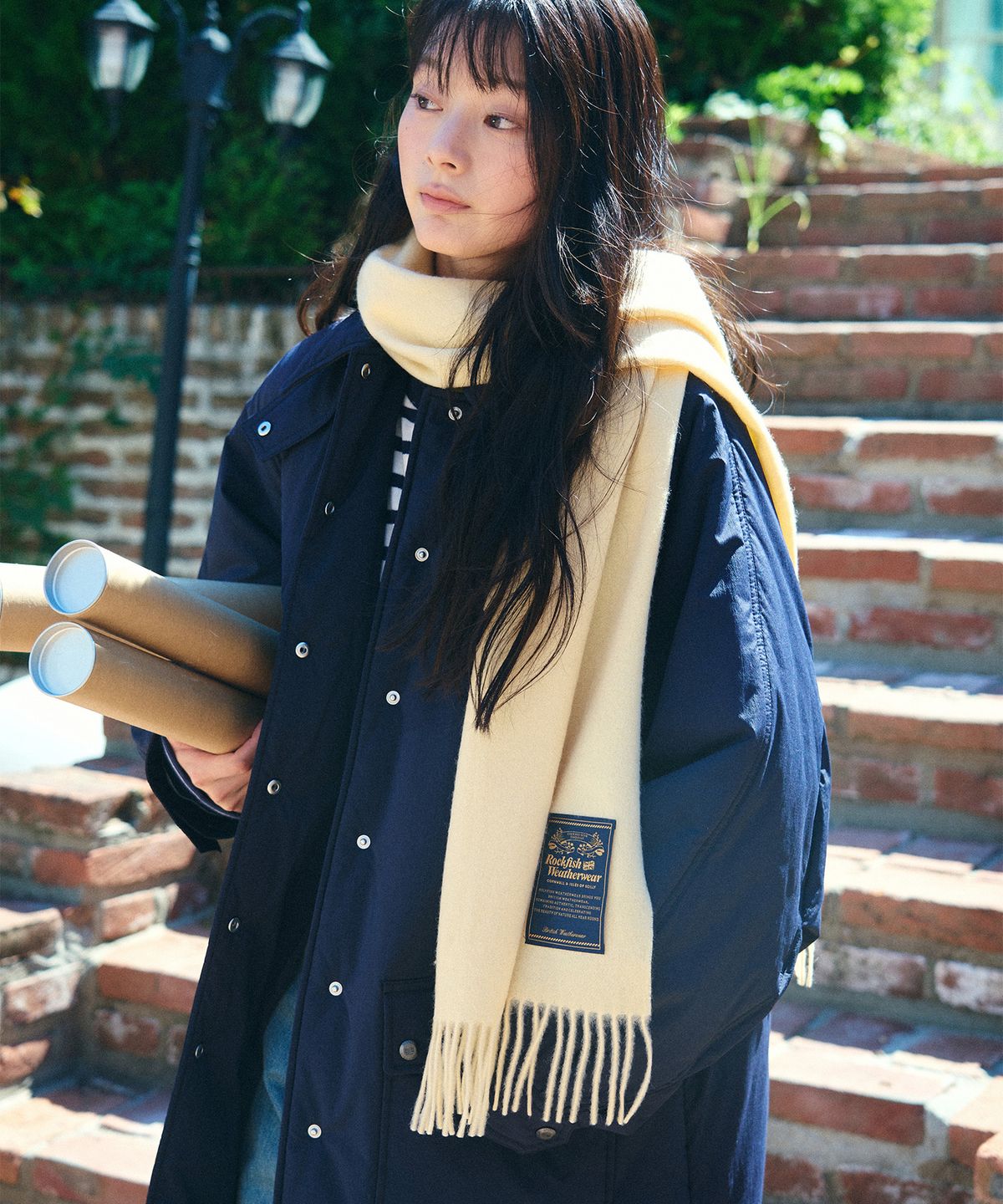 락피쉬웨더웨어(ROCKFISH WEATHERWEAR) RAGLAN PADDED COAT - 2 colors