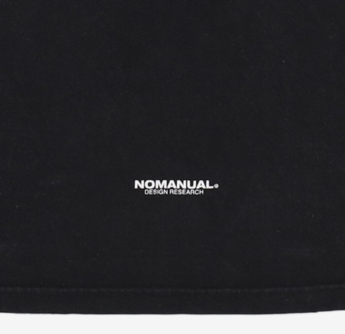 노매뉴얼(NOMANUAL) ICE SYMBOL T-SHIRT - BLACK 100