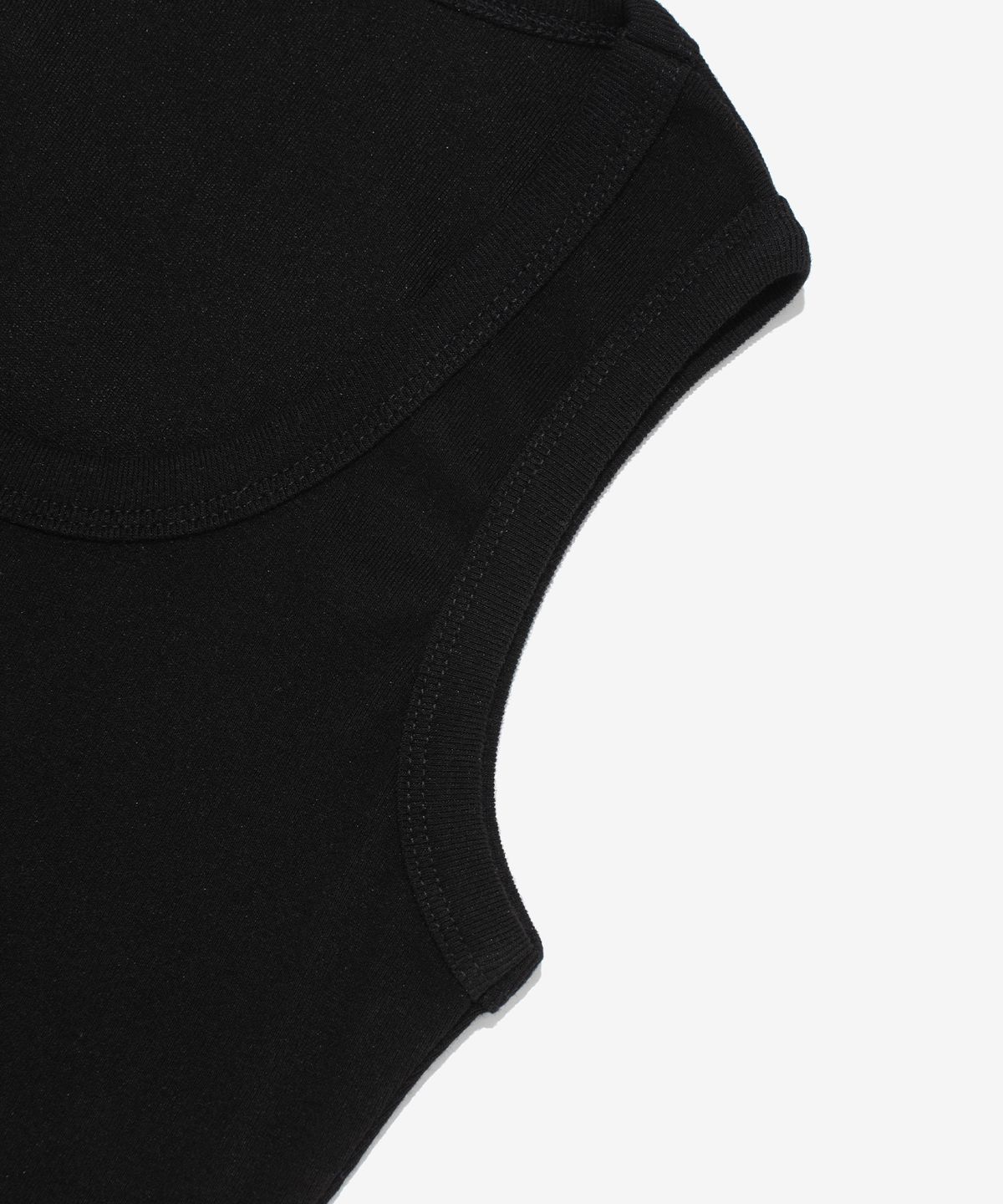 카고브로스 포 우먼(CARGOBROS FOR WOMAN) 아메리칸 로고 슬림핏 슬리브리스 (블랙)