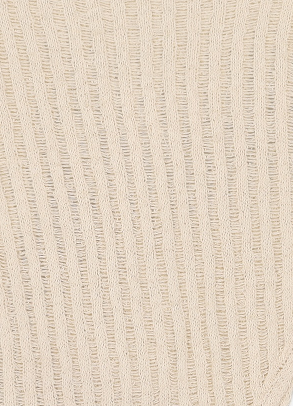 다이애그널(DIAGONAL) NETTING SLIT KNIT (ivory) FREE