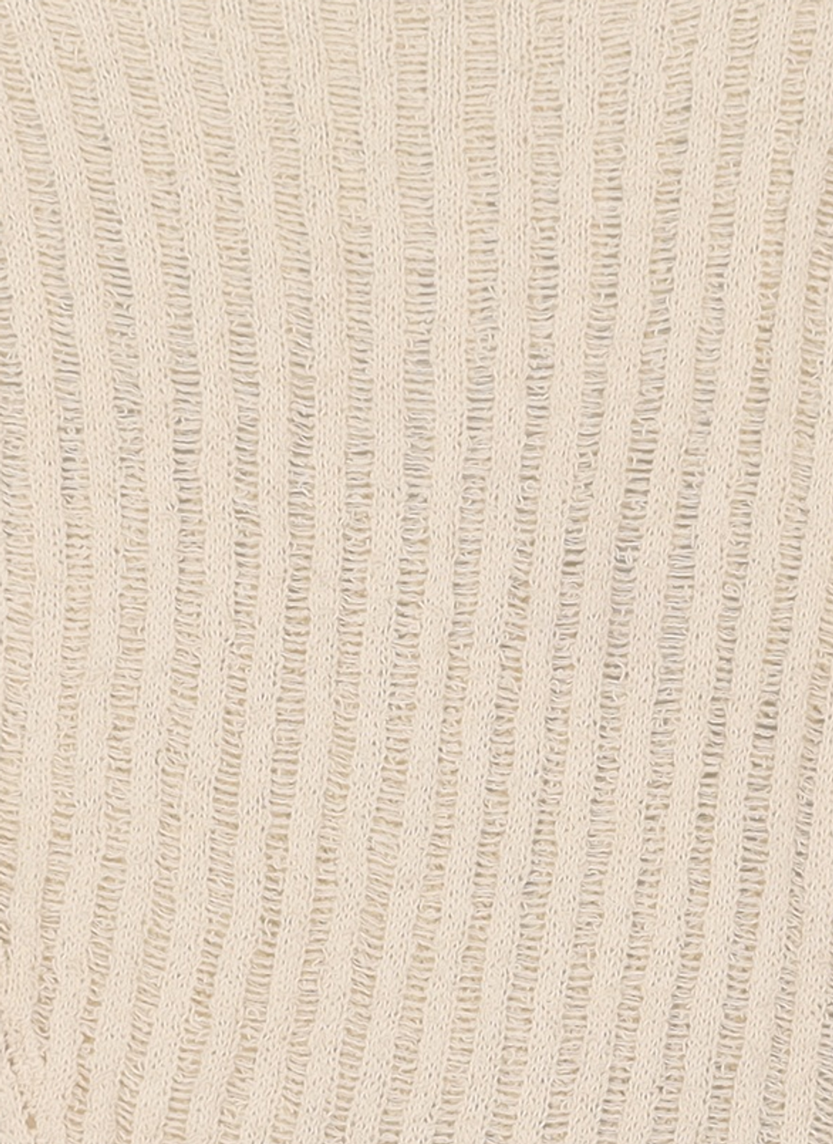 다이애그널(DIAGONAL) NETTING SLIT KNIT (ivory) FREE