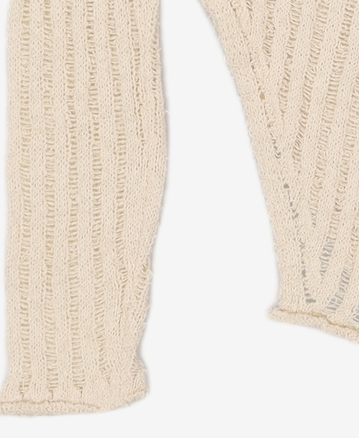 다이애그널(DIAGONAL) NETTING SLIT KNIT (ivory) FREE