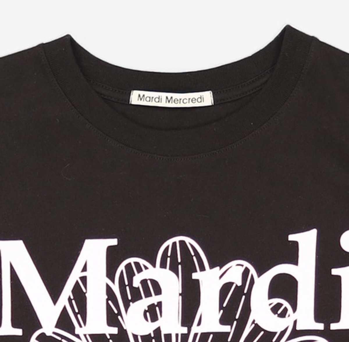 마르디 메크르디(MARDI MERCREDI) 반소매 티셔츠 ONE SIZE