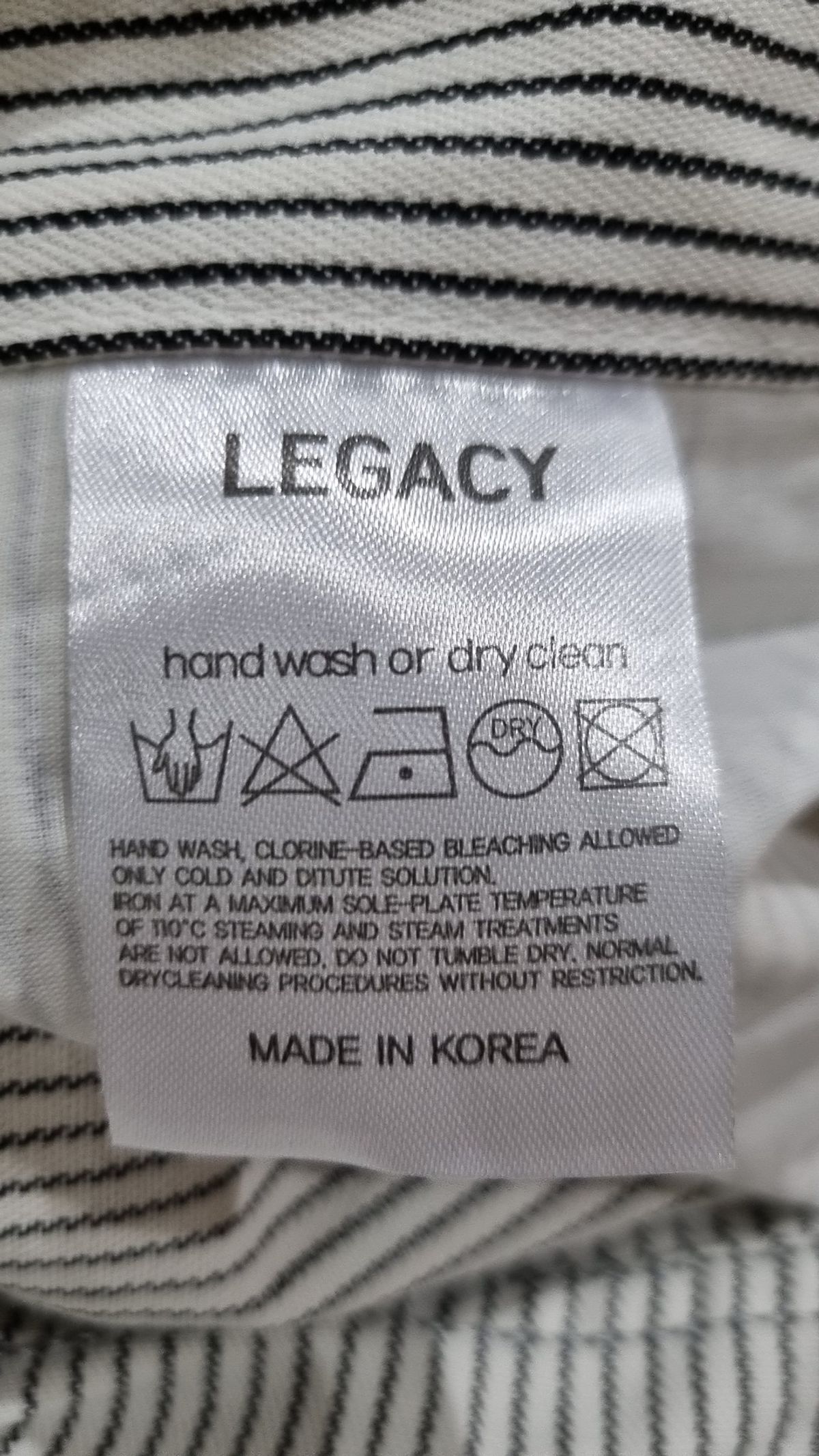 레가시(LEGACY) 코튼 팬츠 M