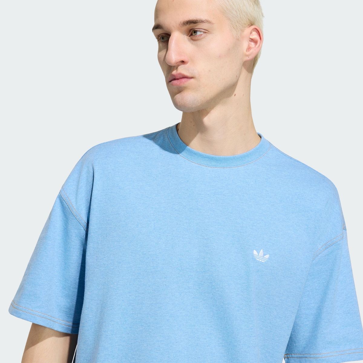 아디다스(ADIDAS) 트레포일 에센셜 멜란지 루즈 크롭 티 KV4890