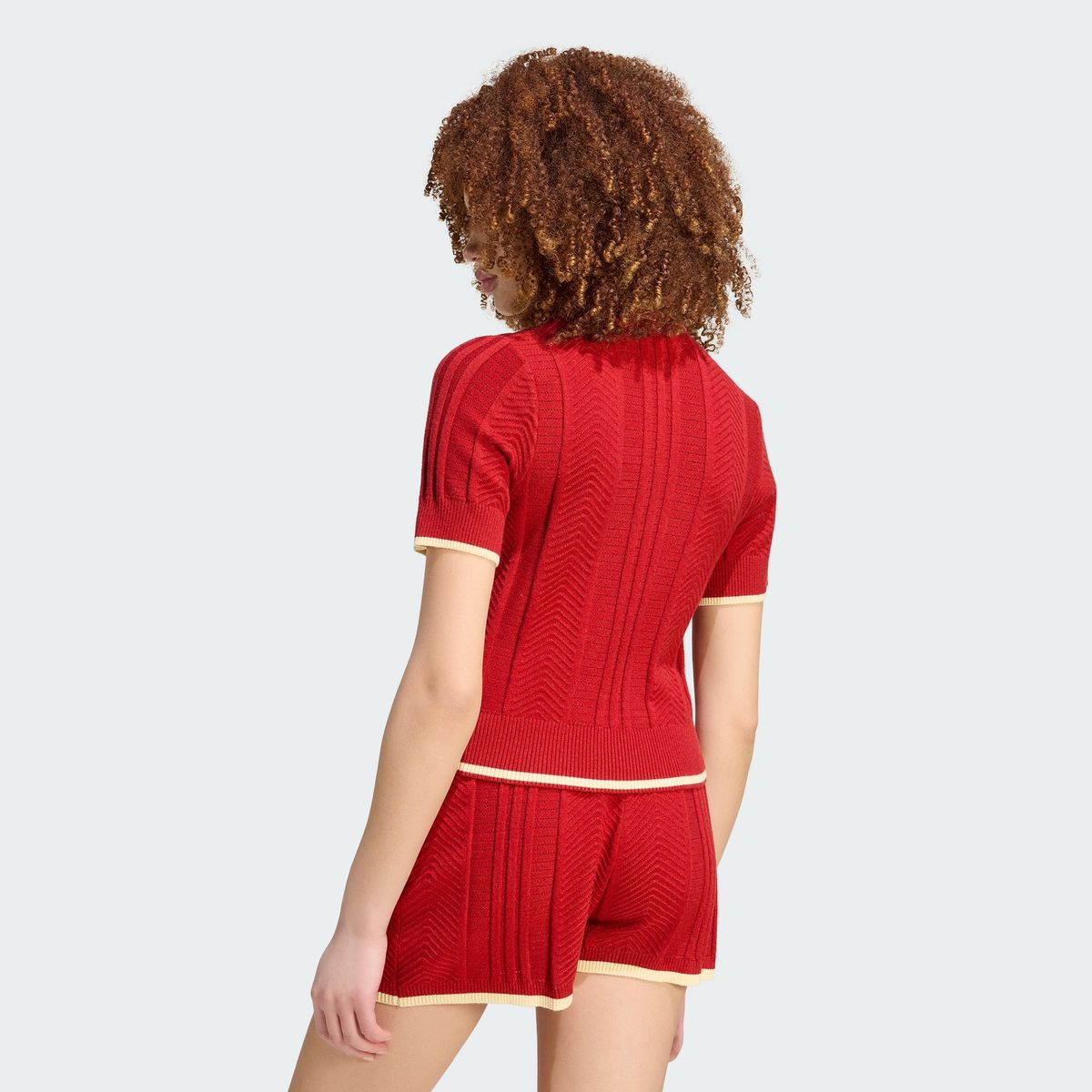 아디다스(ADIDAS) 케이블 니트 칼리 티 폴로 KR7060