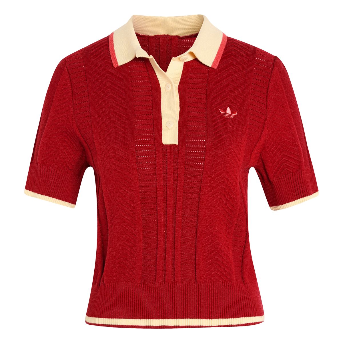 아디다스(ADIDAS) 케이블 니트 칼리 티 폴로 KR7060
