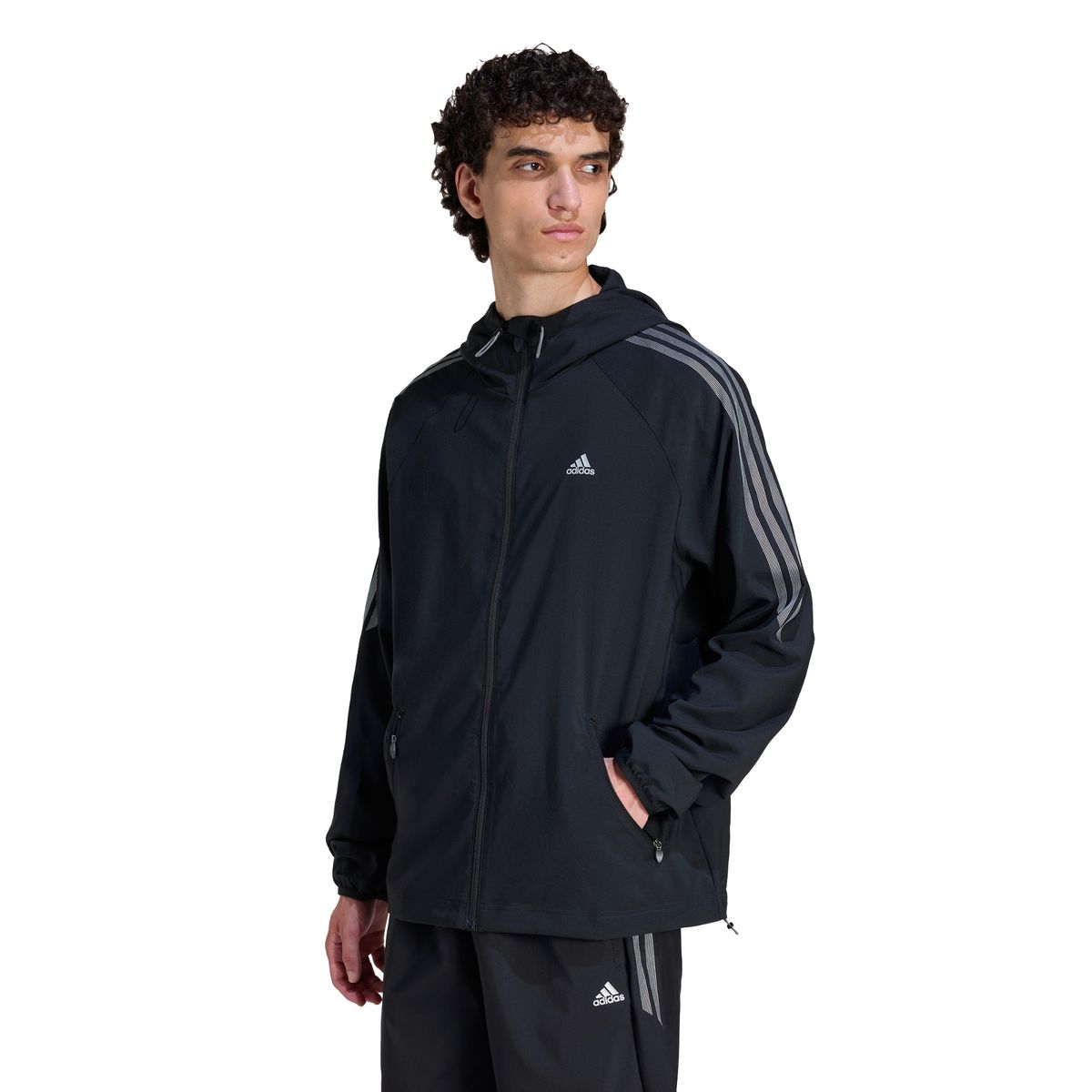 아디다스(ADIDAS) 스트라이프 레귤러 윈드러너 재킷 KE2665