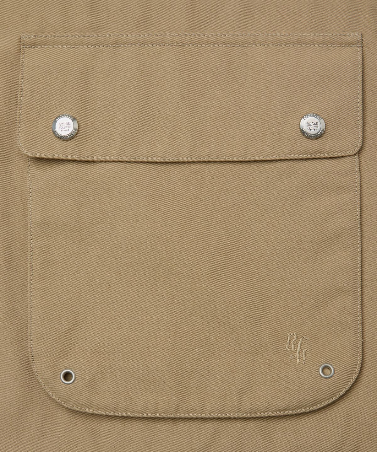락피쉬웨더웨어(ROCKFISH WEATHERWEAR) BIG COLLAR JACKET - BEIGE