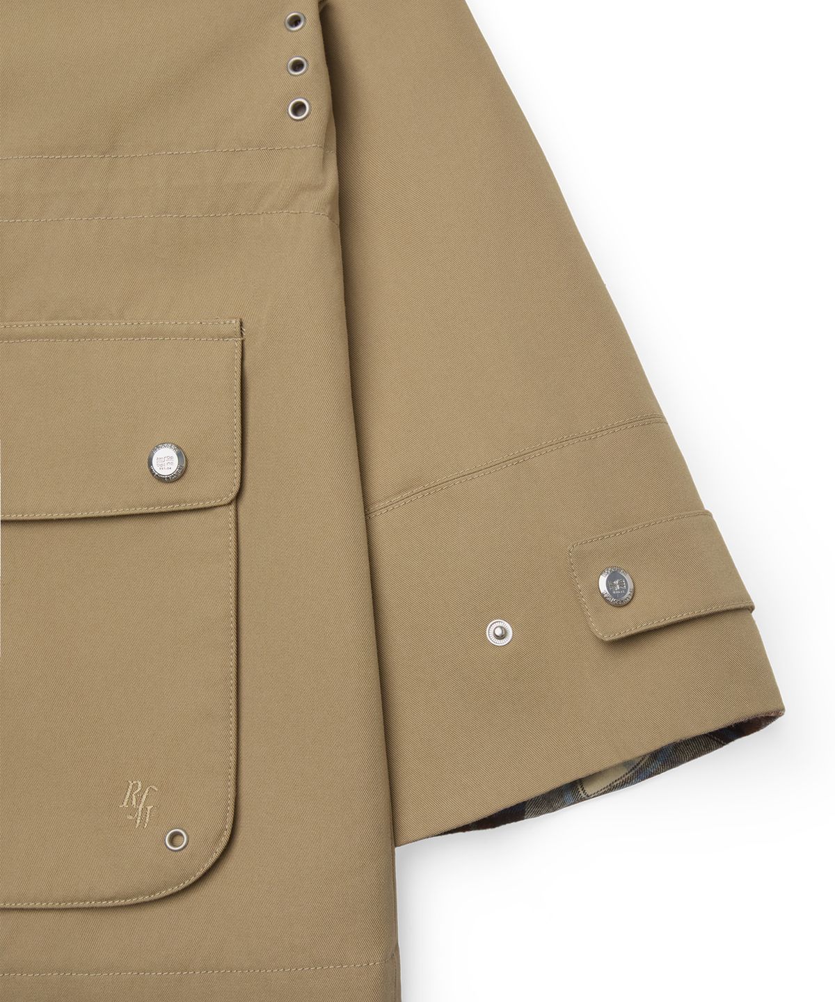 락피쉬웨더웨어(ROCKFISH WEATHERWEAR) BIG COLLAR JACKET - BEIGE