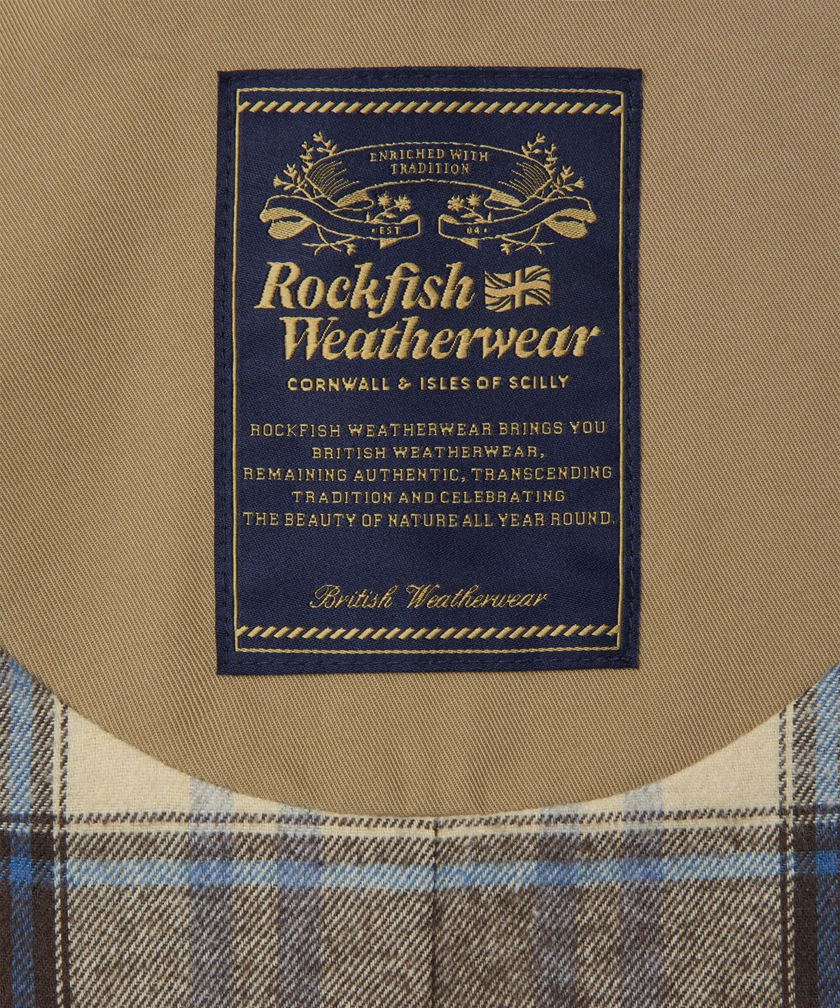 락피쉬웨더웨어(ROCKFISH WEATHERWEAR) BIG COLLAR JACKET - BEIGE