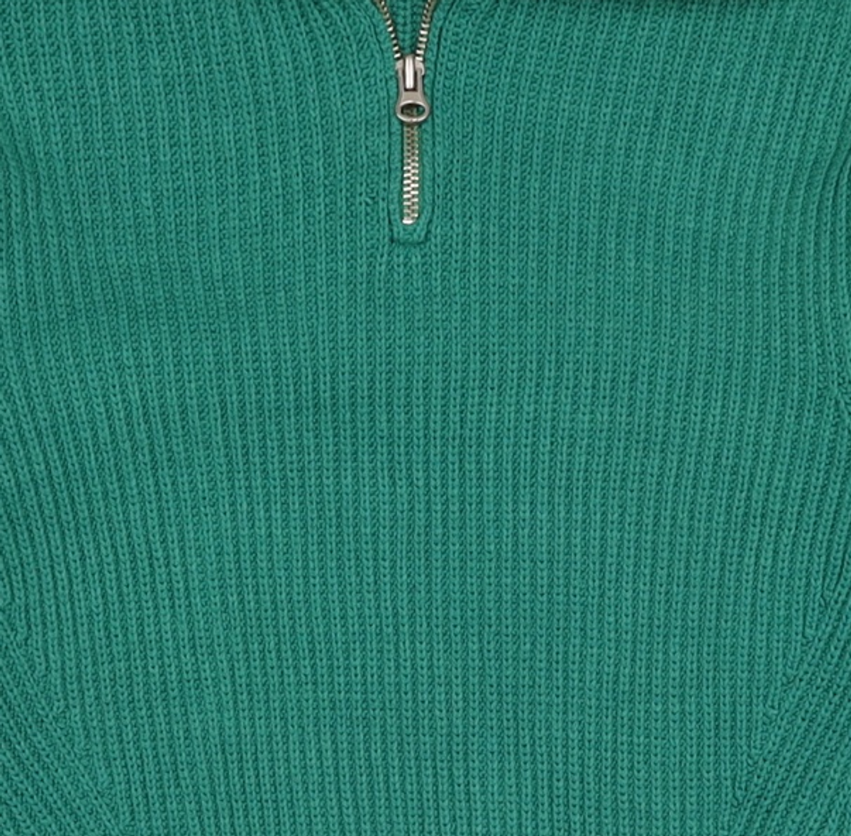 아위(AHWE) Collar Half Zip-up Knit_GREEN FREE