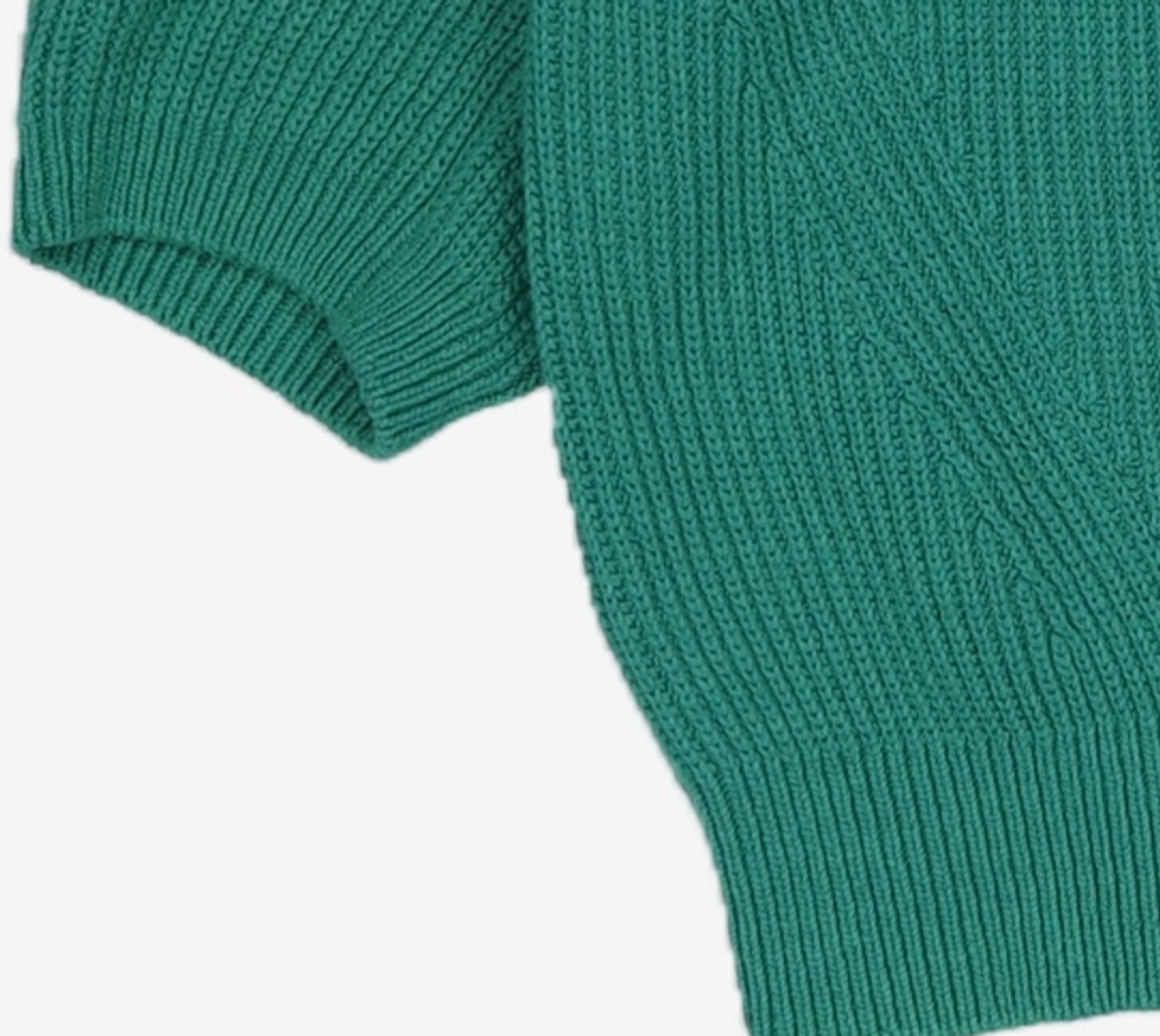 아위(AHWE) Collar Half Zip-up Knit_GREEN FREE