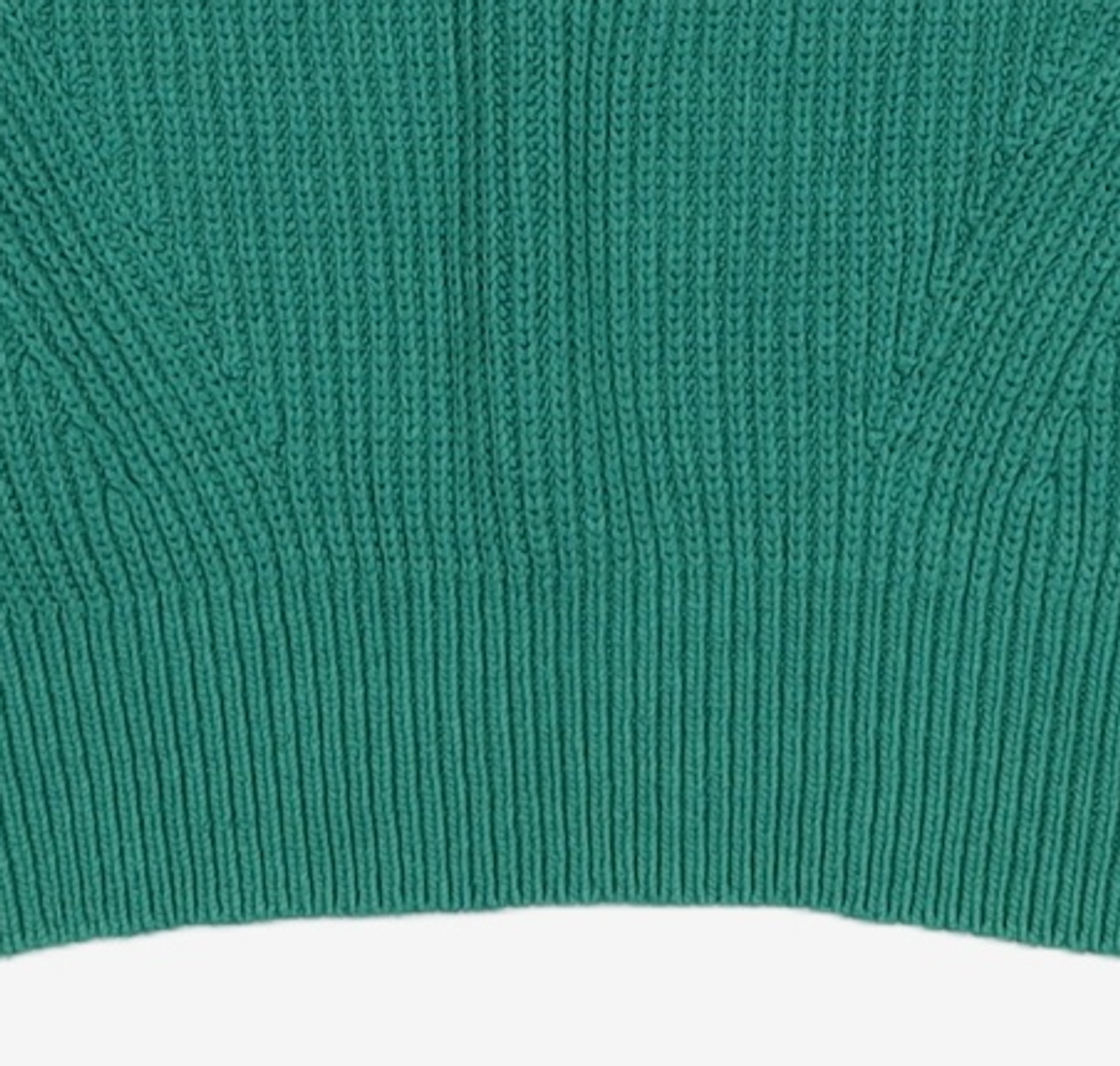 아위(AHWE) Collar Half Zip-up Knit_GREEN FREE