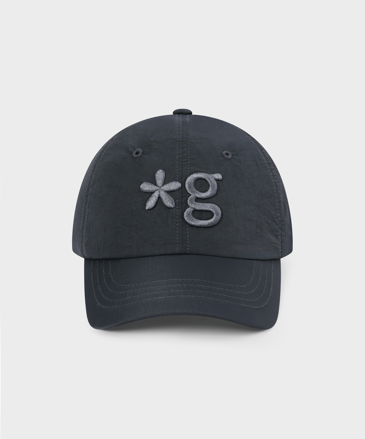 글런든(GRUNDEN) NYLON LOGO CAP (CHARCOAL)_G26EUHBC04CH