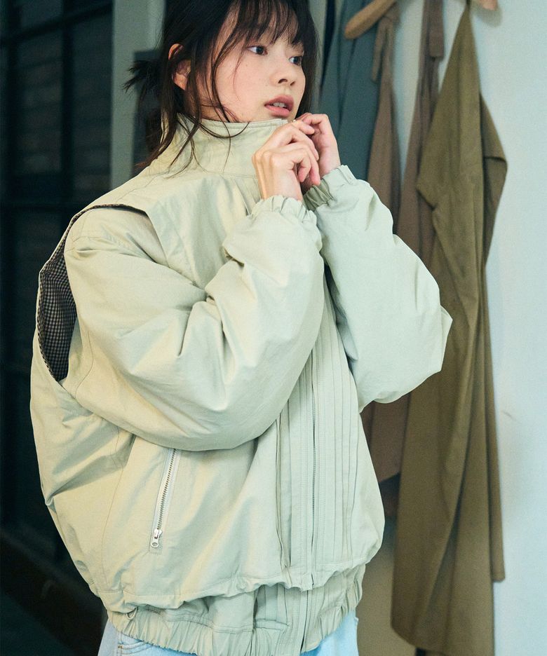 REVERSIBLE PADDING BLOUSON - 2 colors