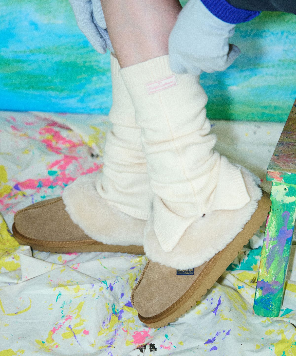 락피쉬웨더웨어(ROCKFISH WEATHERWEAR) FLUFFY LEG WARMER - 6 colors