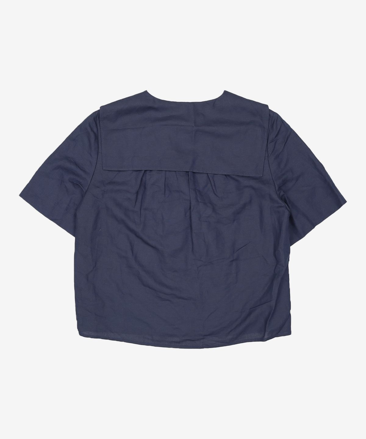 오이아우어(OIAUER) Double Button Sailor Blouse in Navy M