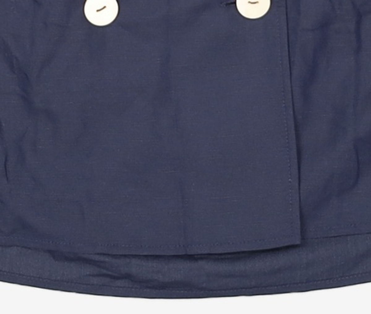 오이아우어(OIAUER) Double Button Sailor Blouse in Navy M