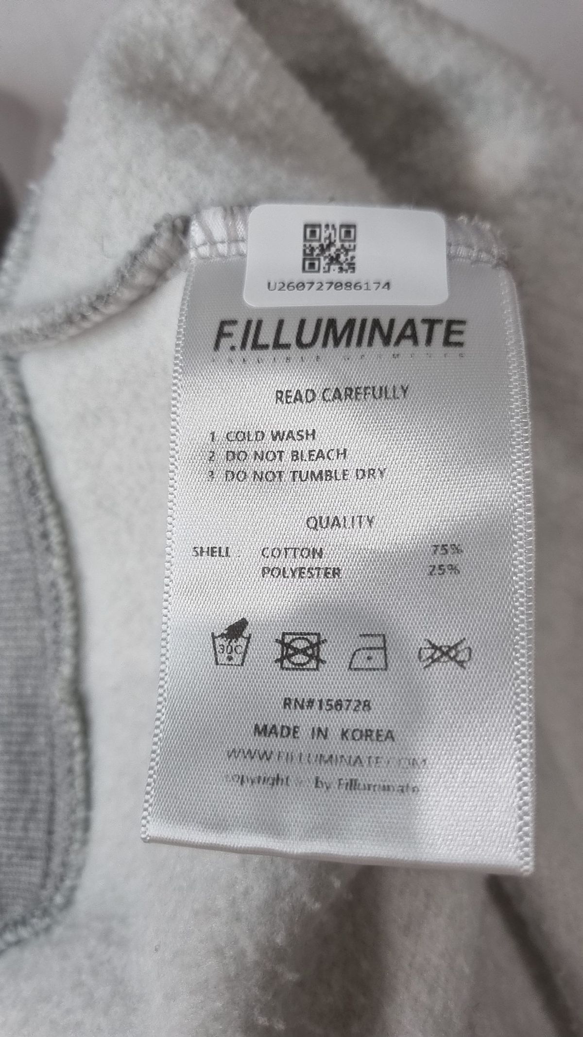 필루미네이트(FILLUMINATE) 후드 집업 L