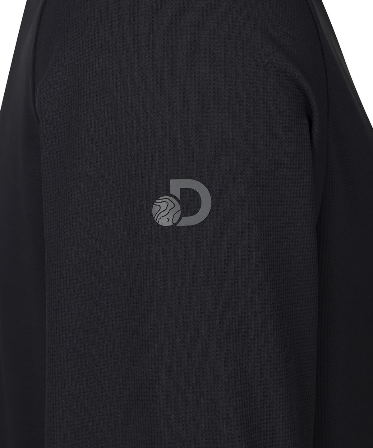 디스커버리 익스페디션(DISCOVERY EXPEDITION) 남성 미니와플 긴팔티 (BLACK)
