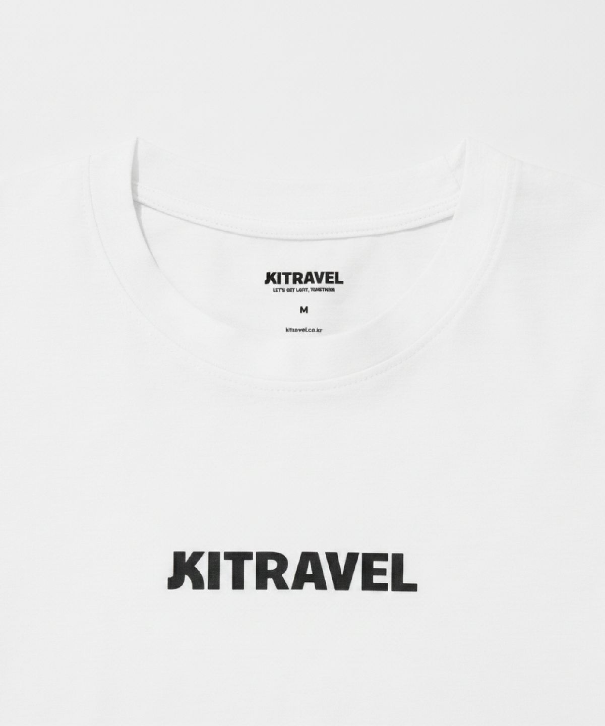 키트래블(KITRAVEL) 산들 클래식 로고티 (화이트)