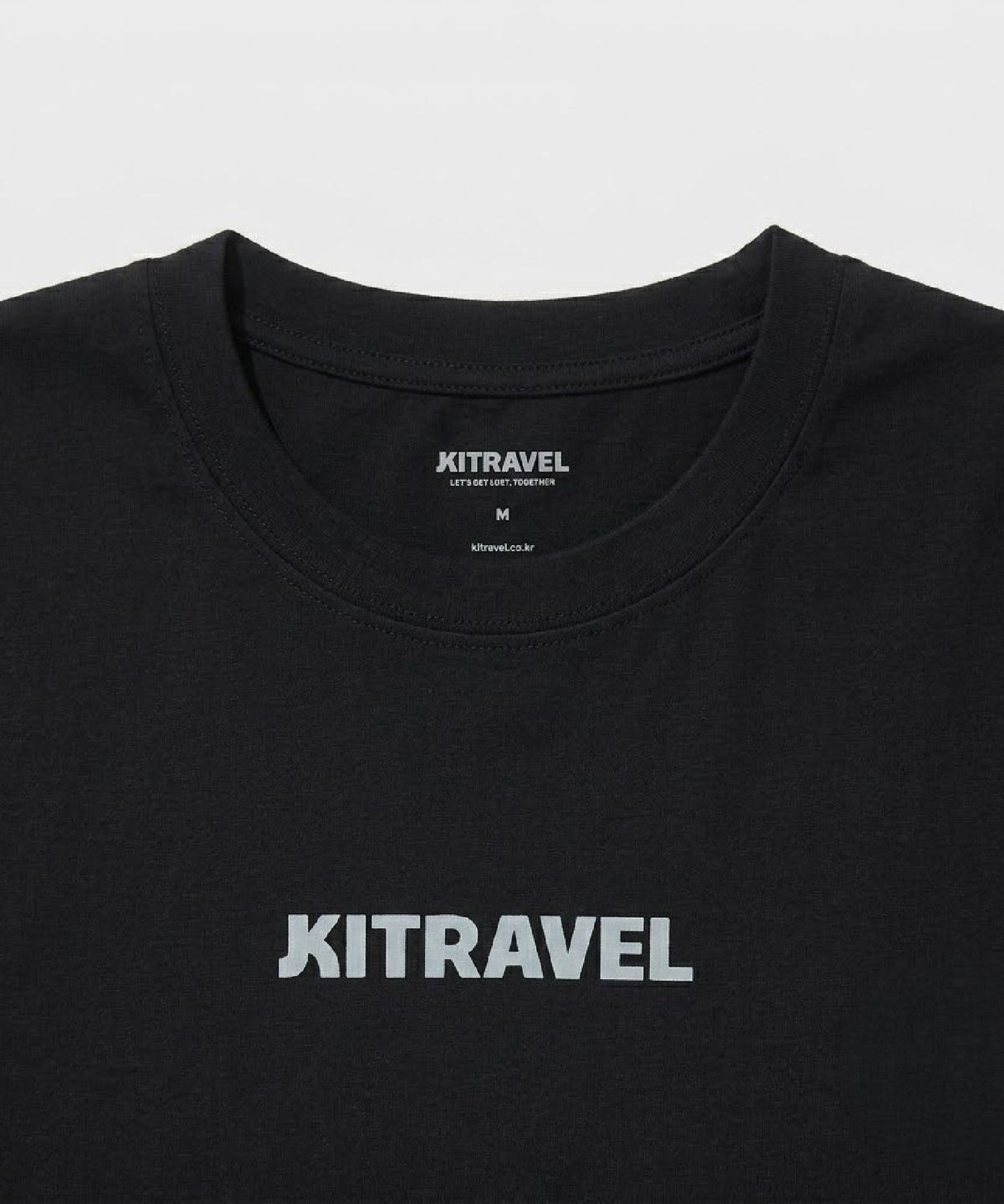 키트래블(KITRAVEL) 산들 클래식 로고티 (블랙)