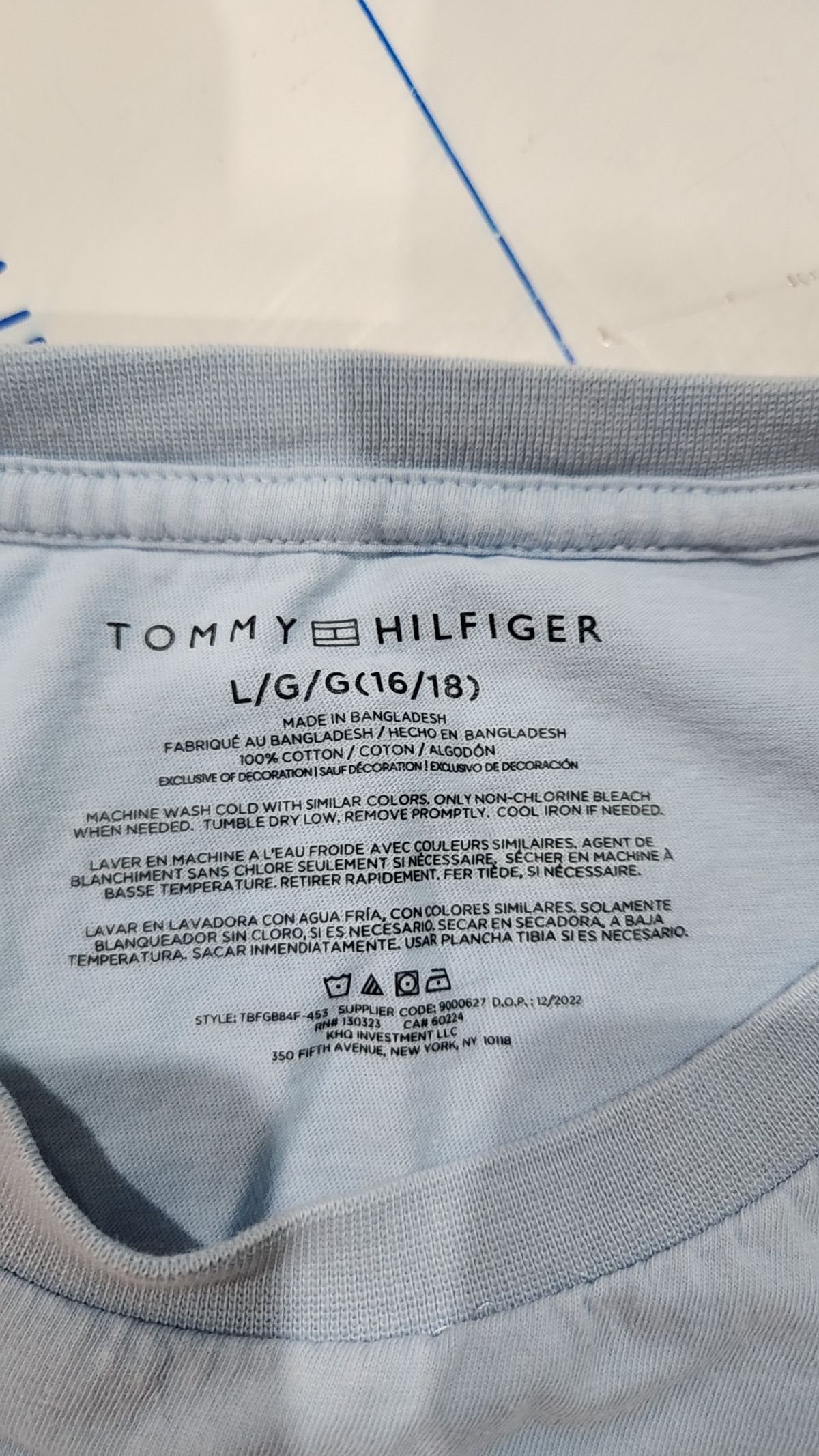 타미힐피거(TOMMY HILFIGER) 반소매 티셔츠 LGG