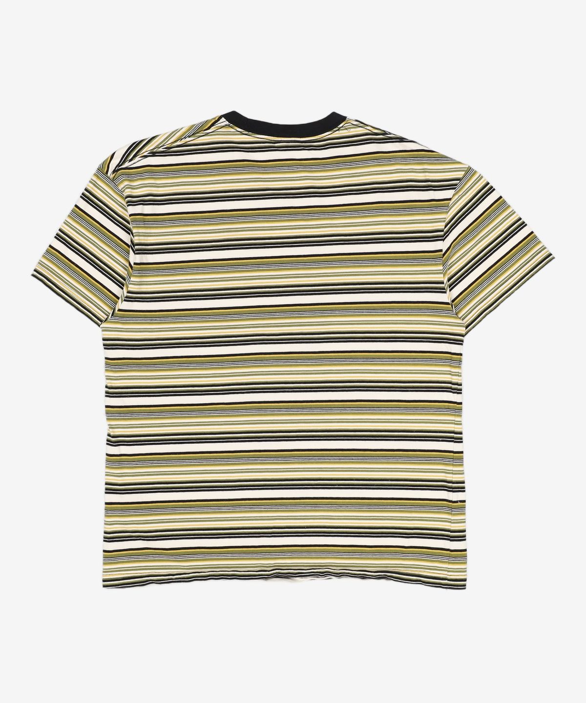 크리틱(CRITIC) WORMHOLE LOGO STRIPE T-SHIRTS GREEN M