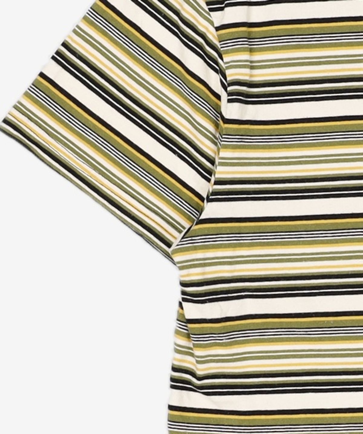 크리틱(CRITIC) WORMHOLE LOGO STRIPE T-SHIRTS GREEN M