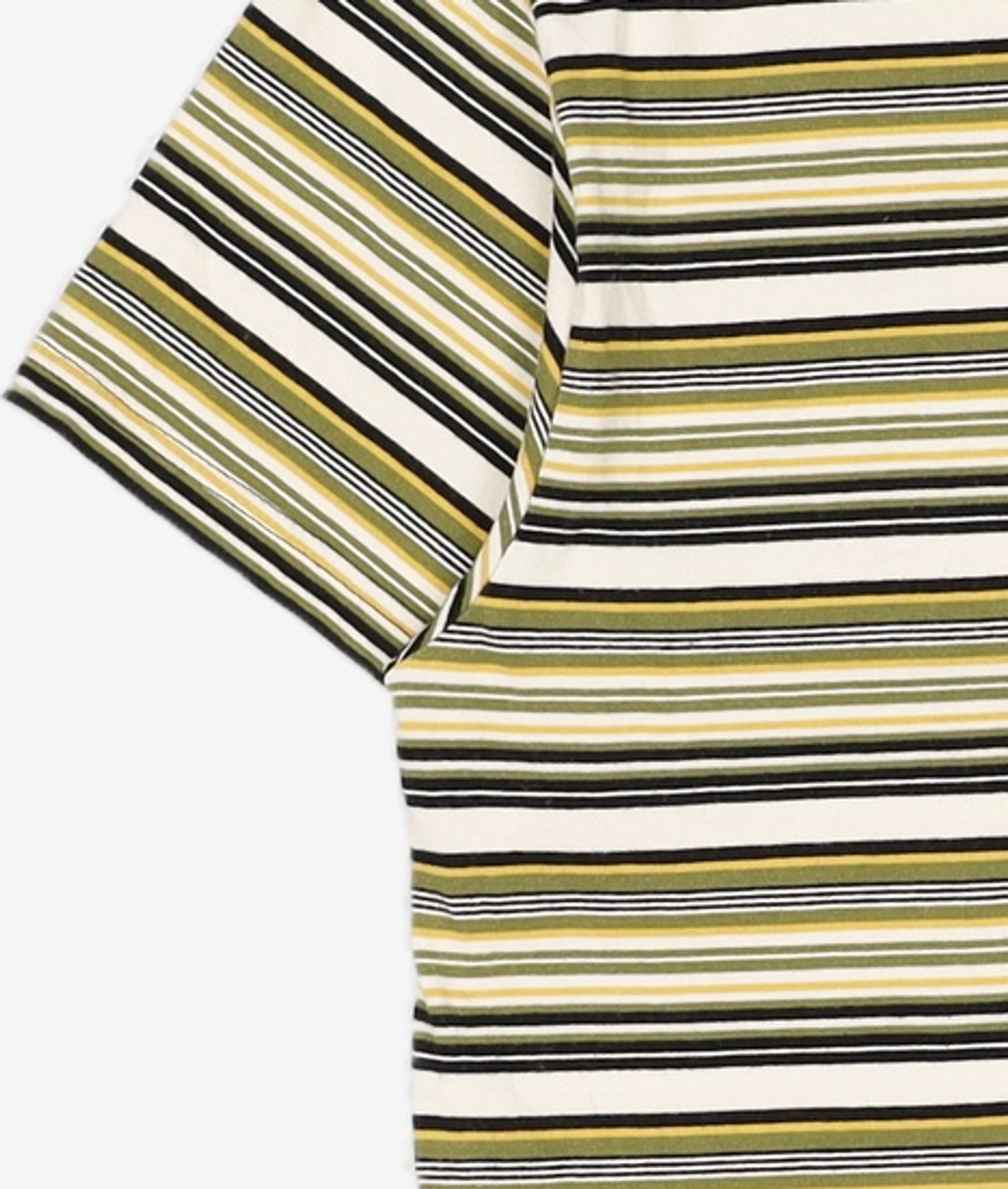 크리틱(CRITIC) WORMHOLE LOGO STRIPE T-SHIRTS GREEN M