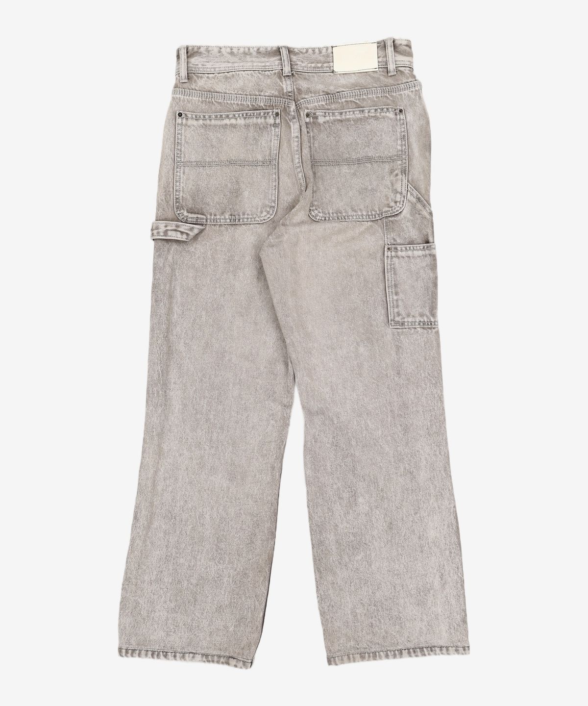 메종미네드(MAISON MINED) WHITE SPREAD CARPENTER DENIM-WHITE 46